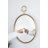 Iron Frame Vertical Round Mirror