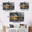 Ensemble d'œuvres murales gris et charbon I - Power Plants-107195752-107195764