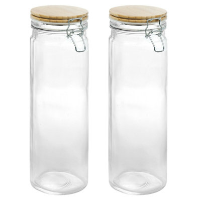 Glass Jar - Set of 2