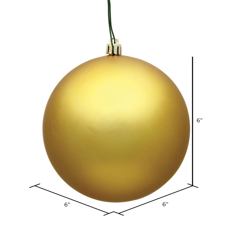 Ornement boule à boule percée uv sequin, Or