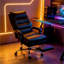 Chaise de bureau Comfort, chaise de bureau de massage, chaise de bureau d'ordinateur avec dossier