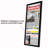 Americanflat 11x22 Newspaper Frame - Display for Assorted Media Articles - Thin Picture Frame with Polished Plexiglass for Wall Display-101041252