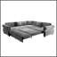 Canapé en L 88,2 po avec lit escamotable-738626460