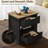 2 Drawer End Tables Set With Storage And Built-In Outlets For Livign Room,Bedroom,Led End Side Tables-808980346