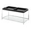 Table basse avec tablette et plateaux amovibles 34,75 po Planas-1154449426