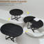 Ensemble de table de salle à manger extensible 4 à 8 pièces Transformer