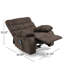 Fauteuil inclinable de massage moderne-1805352508