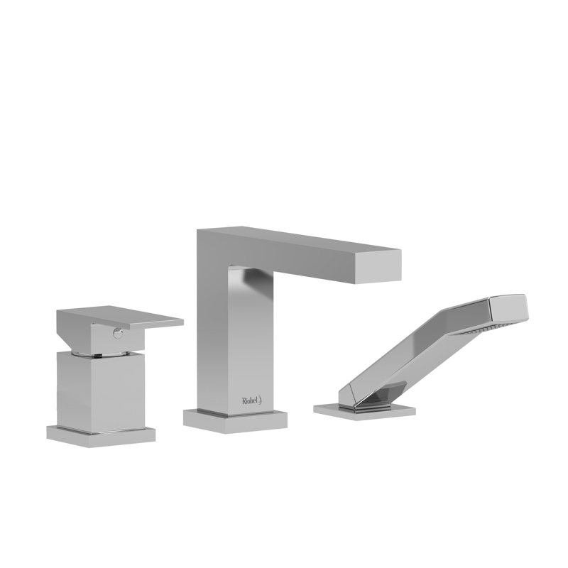 Kubik™ 3-Hole Deck Mount Tub Filler Trim, Chrome