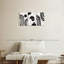 Impression sur toile simple et abstraite-93061316