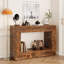 Console / canapé / table d'entrée 47 po avec rangement pour couloir, salon (brun foncé) 47 po | Idée cadeau