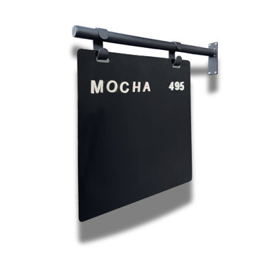 Hanging Minimalist Storefront Business Display Wall Blade Sign ( Frame/ Board)