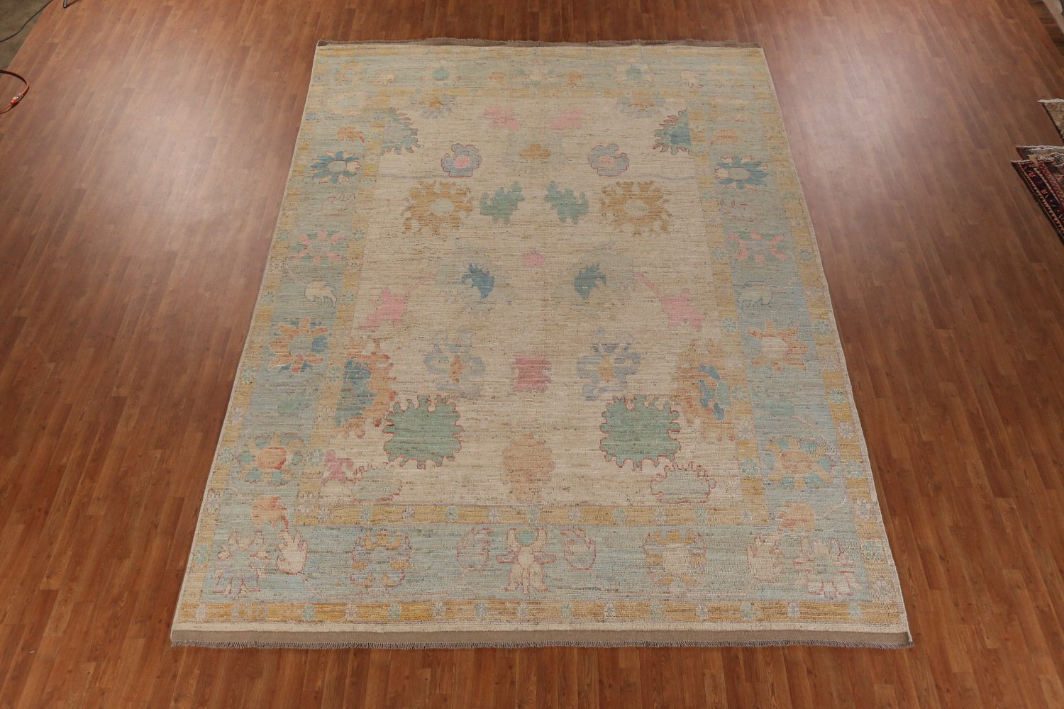 Rug Source Outlet Earth Tone Wool Oushak Turkish Large Rug 10x14 | Wayfair