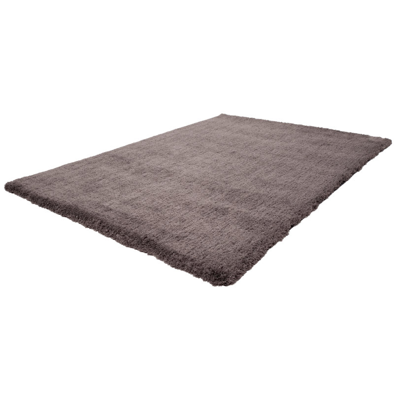 Mia Solid Colour Hand Woven Shag Area Rug, Rectangular 120 x 170cm