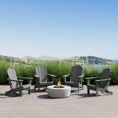 Laguna HDPE Folding Adirondack Chair