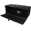 Banc de rangement rembourré en cuir de 18,5 po de hauteur
