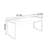 Simple Light Luxury Rock Slab Rectangular Desk-991172087