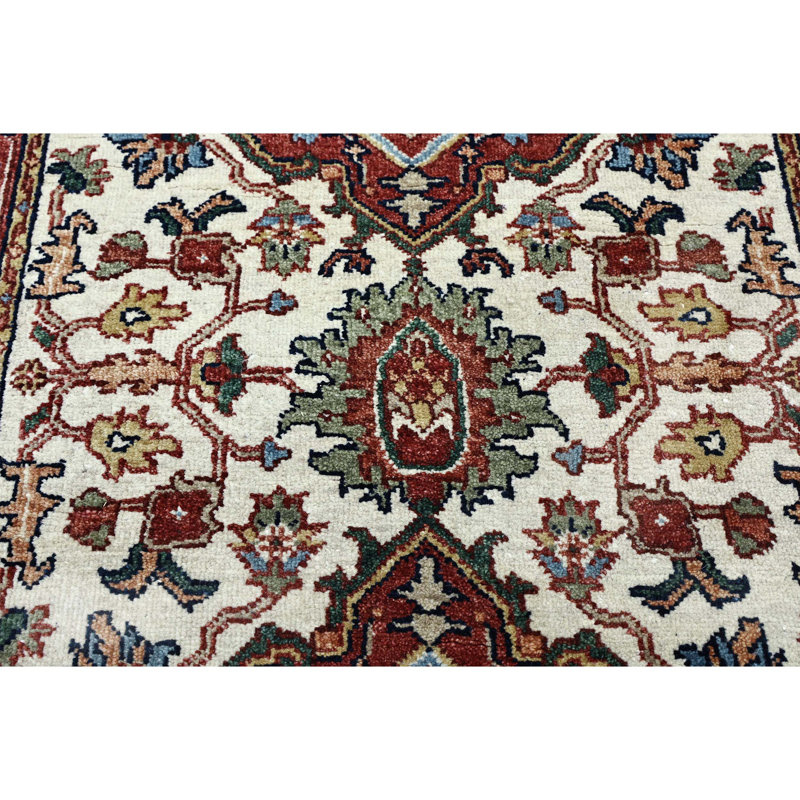 Handmade Wool Oriental Area Rug, Runner 2'6" x 18'