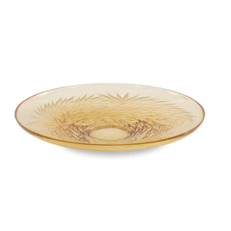 Handmade Crystal Decorative Plate