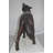 Jorgenson Howling Wolf Bronze Statue -  Size: 40"L x 10"W x 32"H.
