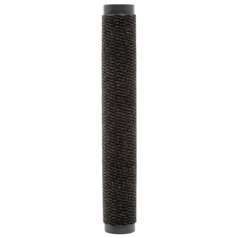 Branco Non-Slip Solid Color Doormat, Black, 40cm W x 60cm L