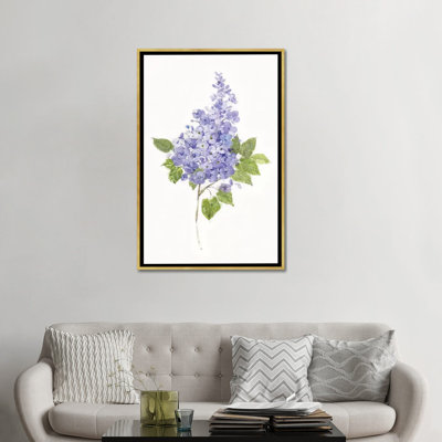 Dainty Botanical Lilac by Sally Swatland - Painting Print