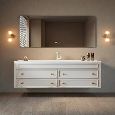 American retro-style bathroom cabinet
