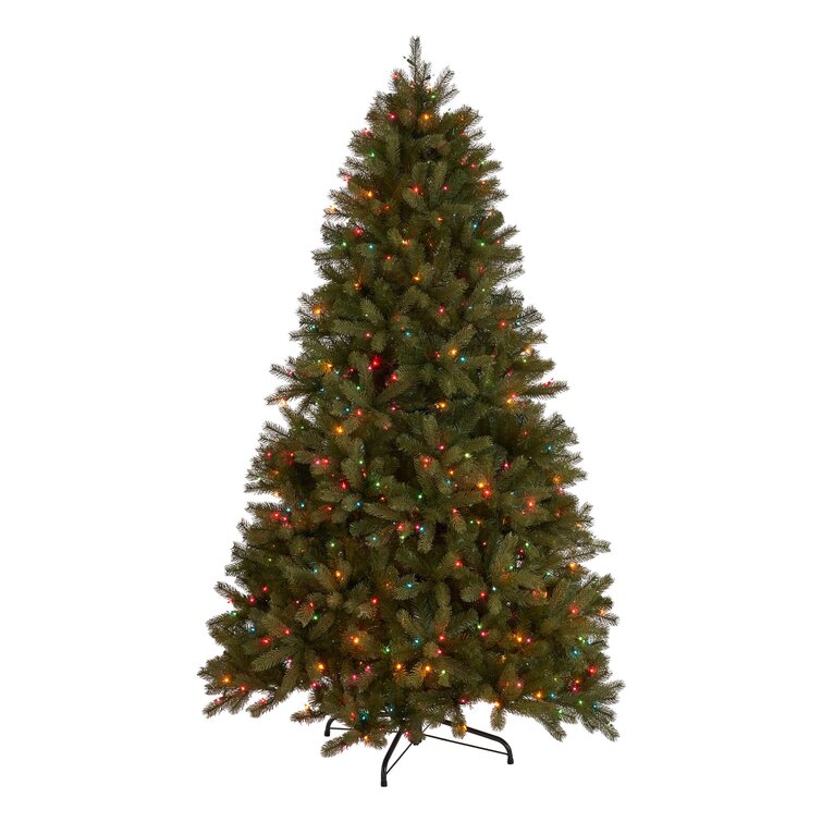 7 Foot Tribeca Blue Spruce Artificial Christmas Tree 550 LED Lights