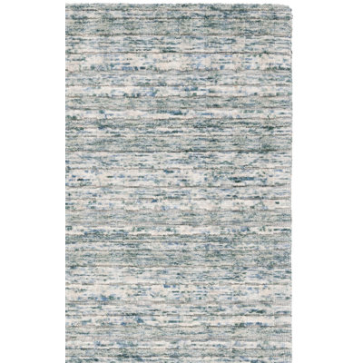 Arim 501 Area Rug In Teal / Beige