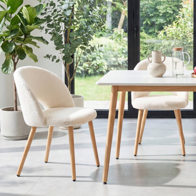 Ensemble de 2 chaises de salle à manger Teddy