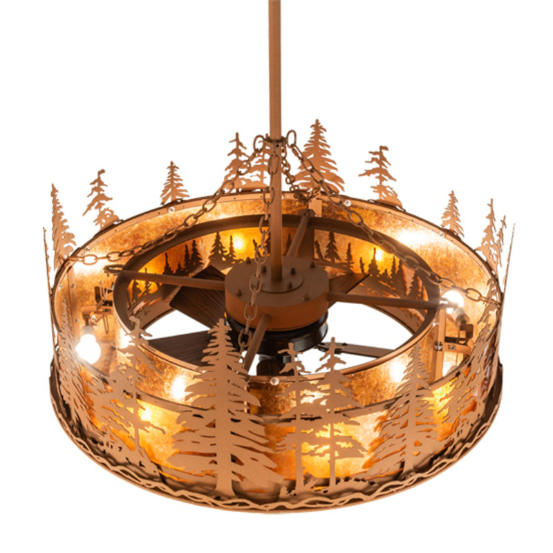 Tall Pines Downrod Ceiling Fan