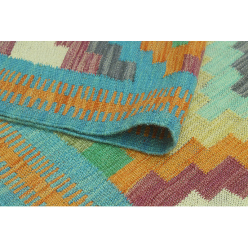 Bobbee Wool Geometric Indoor Rug