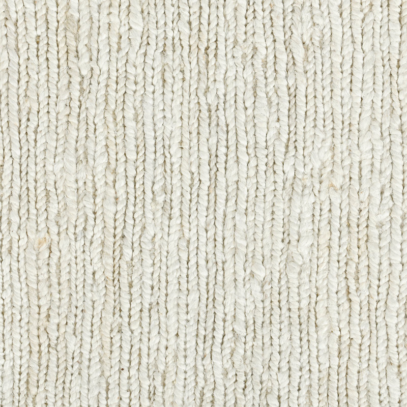 Soumak Jute / Sisal Area Rug in Ivory, Rectangle 5' x 8'