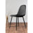 Edward Wood Effect Pedestal Dining Table Set with 4 Luxury Faux Leather Dining Chairs-511110008
