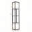 Homechoose Modern 2-Light Shelf Floor Lamp with Independent Control, Stepless Dimming, Remote & App Control, 3-Tier Storage, Adjustable 2500K–6000K, Walnut Finish