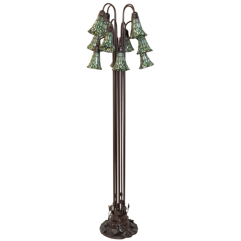 Bueche Tree Floor Lamp, Green 1