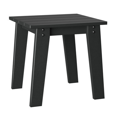 Campeaux Rectangular Outdoor Side Table，Low Table,HDPE