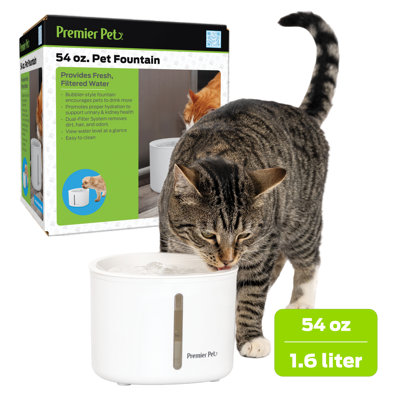 Premier Pet 54 oz Pet Fountain