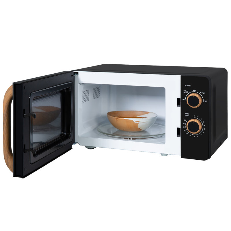 Russell Hobbs Scandi Compact Manual Microwave 17l - RHMM713 , Black