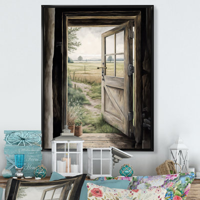 " Ew From A Cottage Country Door "