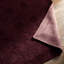 Tapis mauve uni en laine lavable touffeté à la main Pelagia-327528386