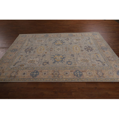 Vegetable Dye Oushak Oriental Area Rug 6