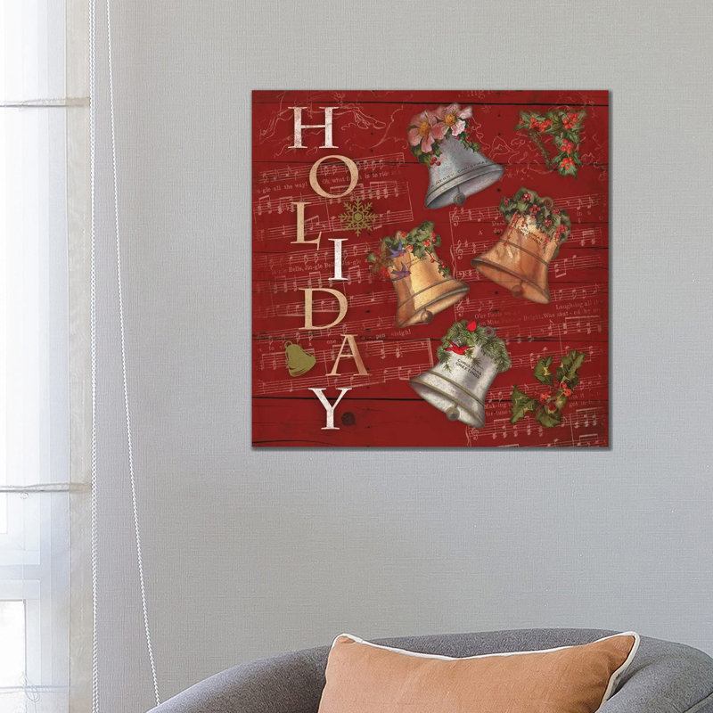 Holiday 1 Piece Wrapped Canvas Wall Art, 66.04 cm H x 66.04 cm W x 1.91 cm D