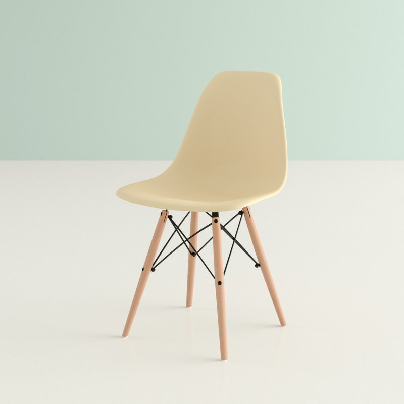 17.5'' H Side Chair, Cream