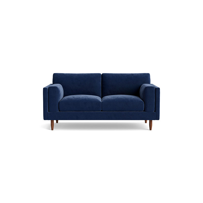 Skinny Fat Loveseat (70"), Performance Velvet - Uniform