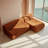 92" Curved Modular Loveseat With Chaise, Deep Seat Sherpa Boucle Couch, Compression, No Assembly-665558356