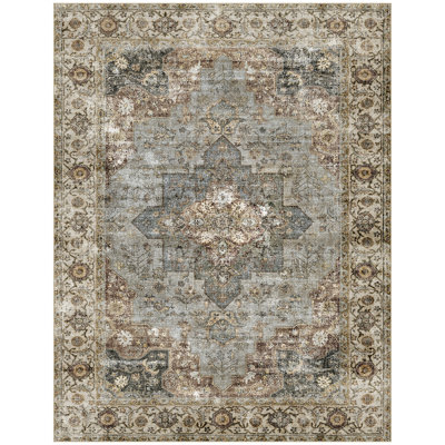 Washable Oriental Indoor Rug
