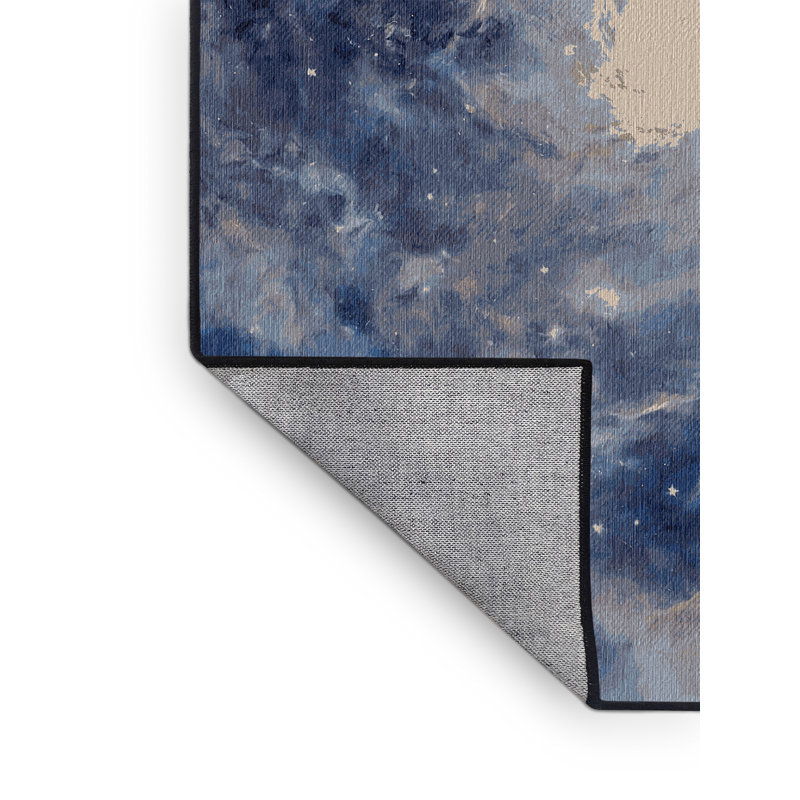 Tapis gris lavable à la machine, Rectangle 6 pi x 9 pi