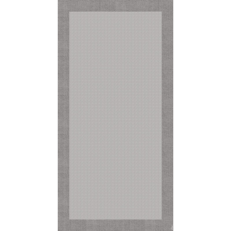 Born Gray Easy to Clean Vinyl Mat, Runner 2' x 6'