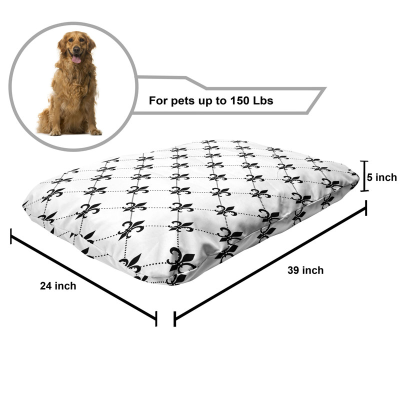 Lit pour chien Ambesonne Fleur De Lis
