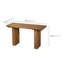  Banc en bois massif Gennari avec pieds cannelés plats (trois tailles disponibles)-33264109